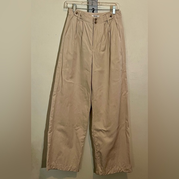 Madewell The Harlow Wide Leg Pant in Harvest Moon, Size 0 - Picture 3 of 7